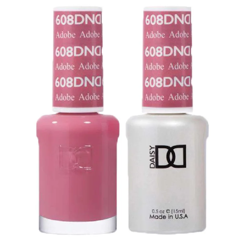 nail polish chest lock-DND / Gel Nail Polish Matching Duo - Adobe 608