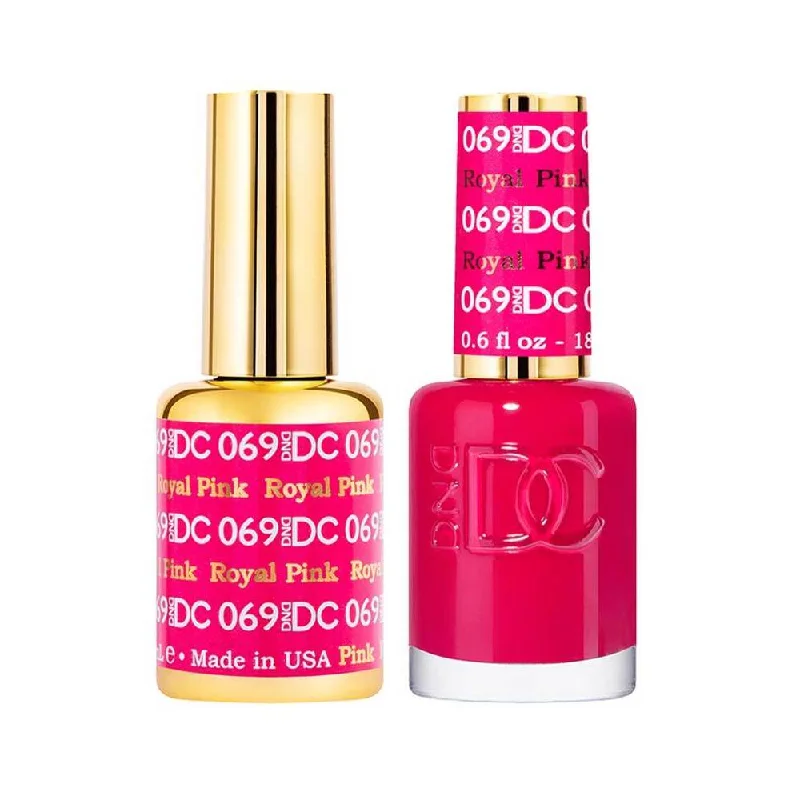 nail polish breaker blue-DND / DC Gel Nail Polish Matching Duo - 069 Royal Pink