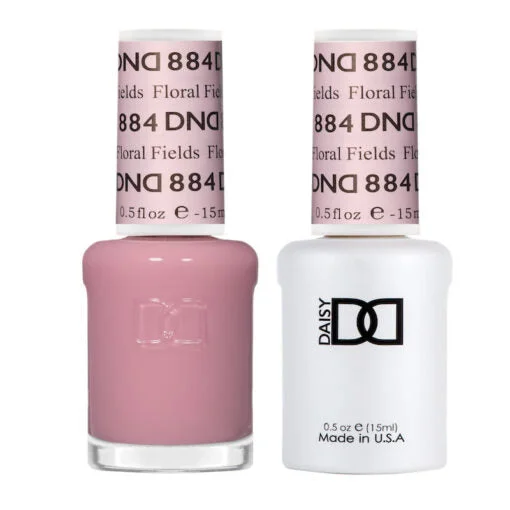 nail polish stripe weave-DND - 884 Floral Fields - Gel Nail Polish Matching Duo