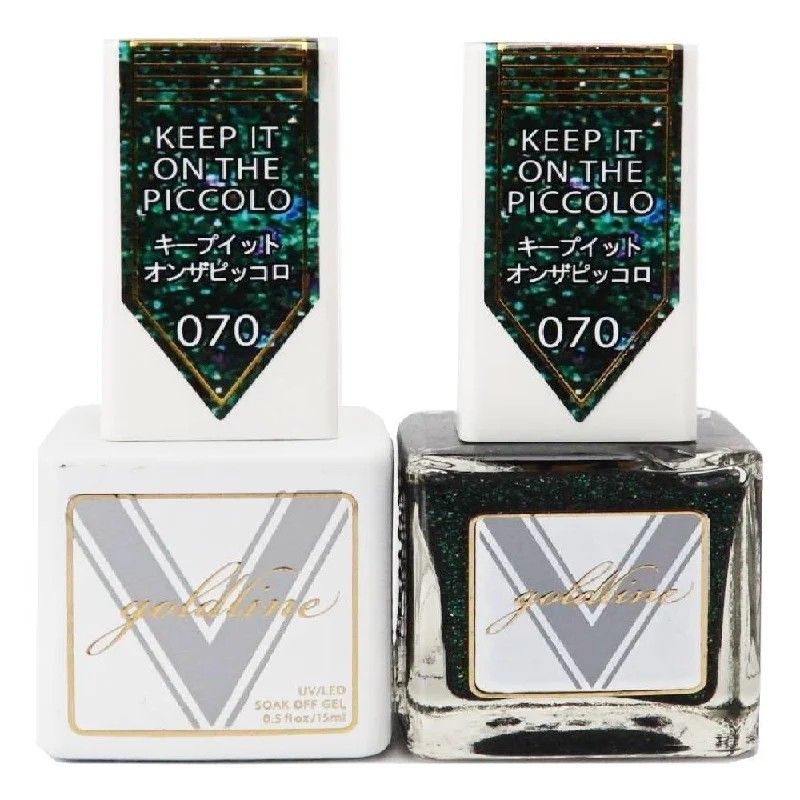 nail polish bush shape-VETRO Gold Line Gel Polish - 070 Keep It On The Piccolo