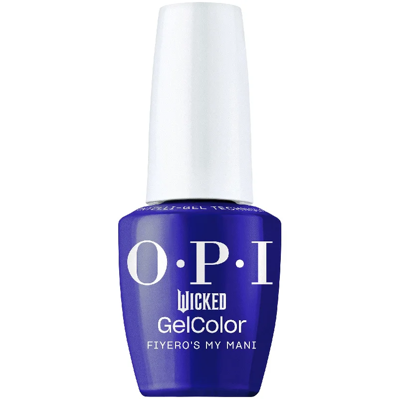 nail repair with frosted finish polish-OPI GC HP R06 FIYERO'S MY MANI