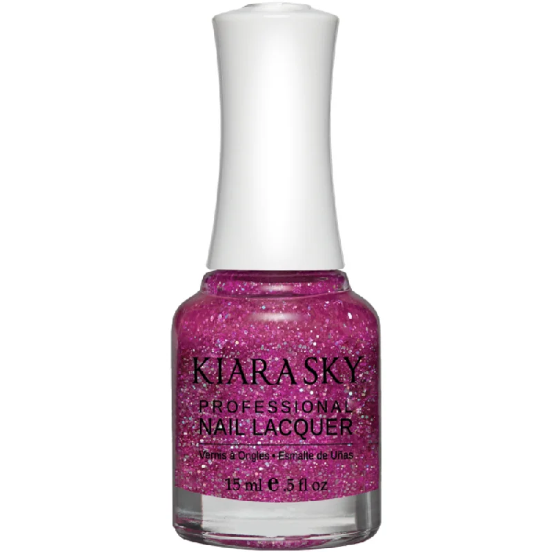 nail polish tumbler blue-KIARA SKY / Lacquer Nail Polish - V.I.Pink N518 15ml.