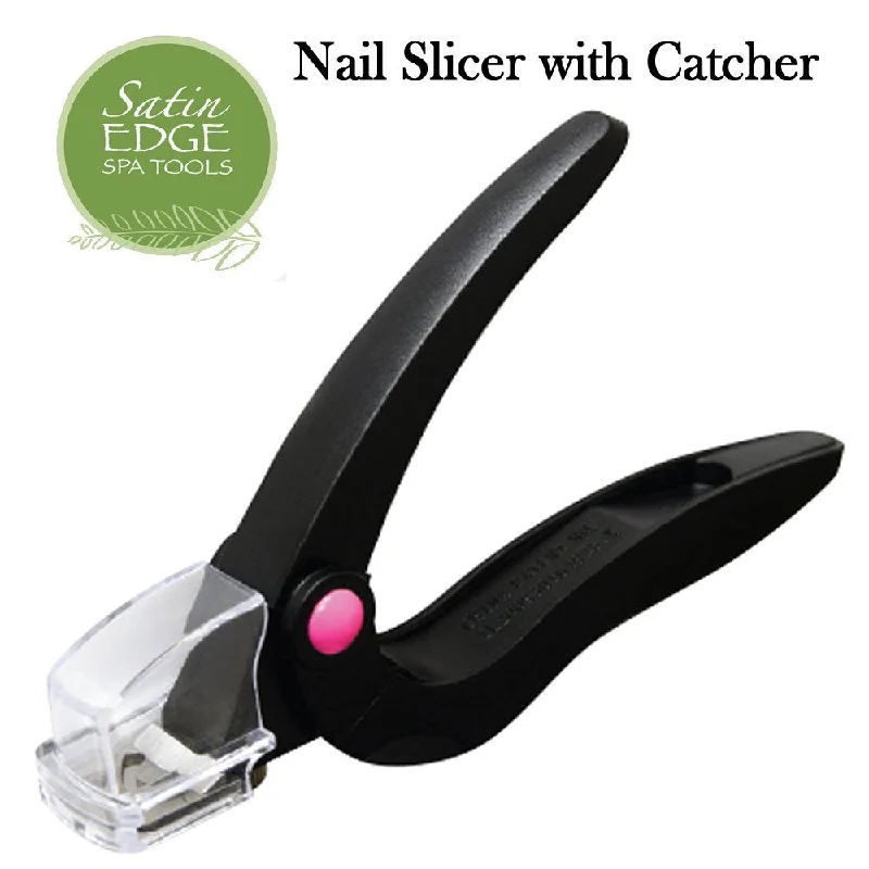 nail repair with bond-rich gel-Satin Edge Nail Slicer with Catcher (SE2143)