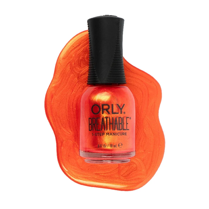 nail polish knit stitch-Orly Nail Polish Breathable - Erupt to No Good 0.6oz (Clearance)