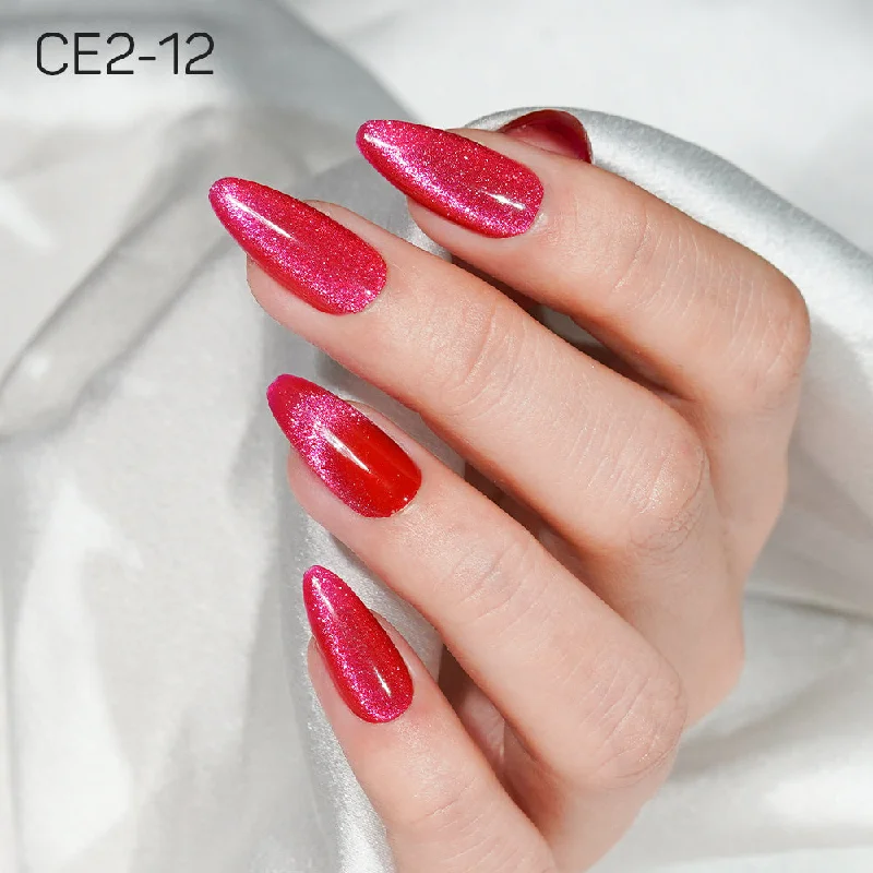 Nail art decoration loud colors-LAVIS Cat Eyes CE2 - 12 - Gel Polish 0.5 oz - Under The Sea Collection