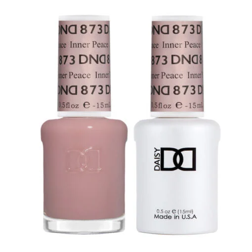 nail polish argyle pink-DND - 873 Inner Peace - Gel Nail Polish Matching Duo