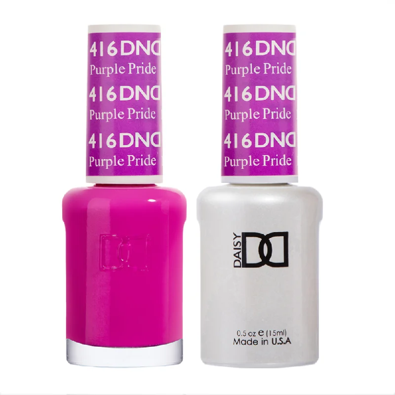 nail polish garnish twist-DND / Gel Nail Polish Matching Duo - Purple Pride 416