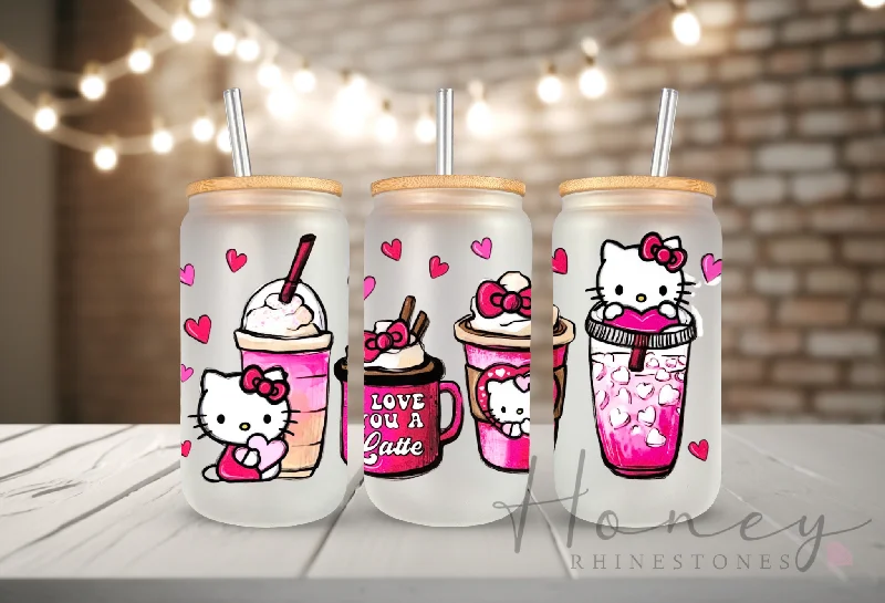 Nail rhinestone breeze glow-Kitty Latte Wrap