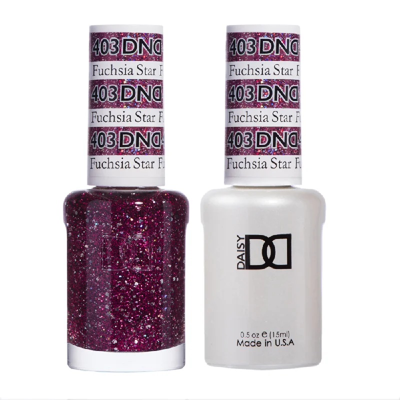 nail polish sip slow-DND / Gel Nail Polish Matching Duo - Fuchsia Star 403