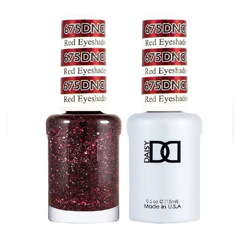 nail polish cascade drop-DND / Gel Nail Polish Matching Duo - Red Eyeshadow 675