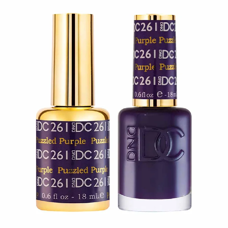 nail polish vacuum hum-Duo Gel - DC261 Puzzled Purple