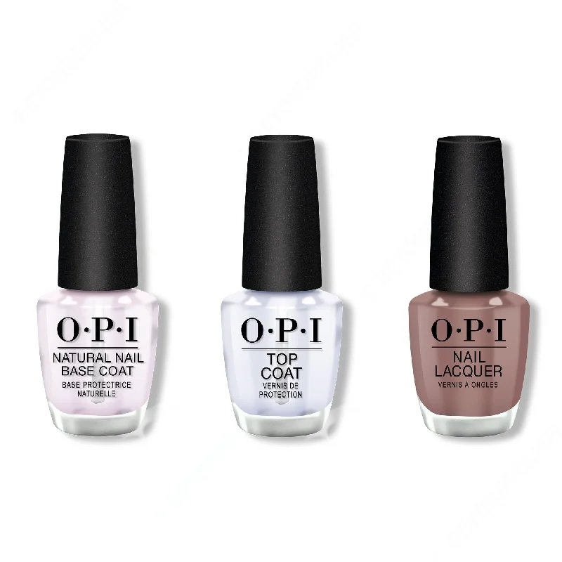 nail polish rapids foam-OPI - Nail Lacquer Combo - Base, Top & Bonfire Serenade