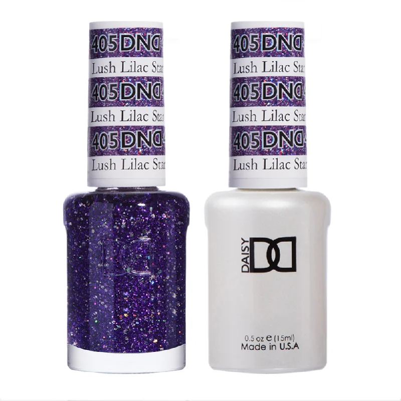 nail polish shot glass-DND / Gel Nail Polish Matching Duo - Lush Lilac Star 405