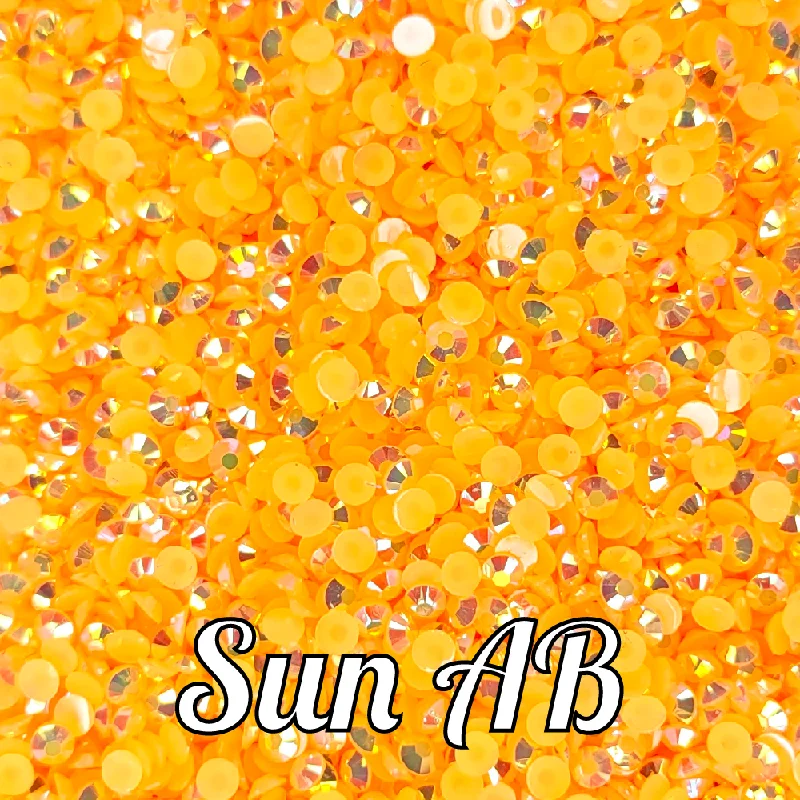 Nail rhinestone snap vibes-Sun AB Jelly Rhinestones