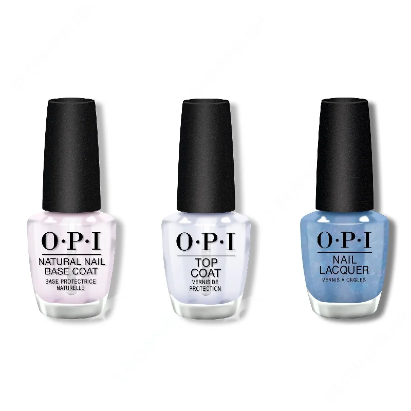 nail polish chateau vine-OPI - Nail Lacquer Combo - Base, Top & Bling It On! 0.5 oz - #HRM14