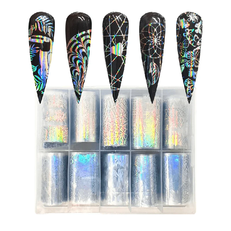 Nail art decoration link-Foil Case - Holographic