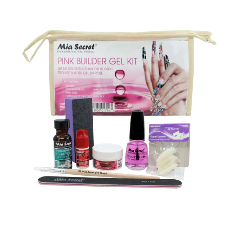 Nail art decoration floating-Pink Builder Gel Kit