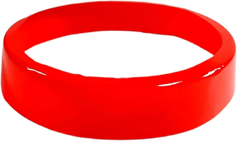 Nail art decoration profile-Red 4.75" x 1" Heat Shrink Deli Container Bands 250/PK