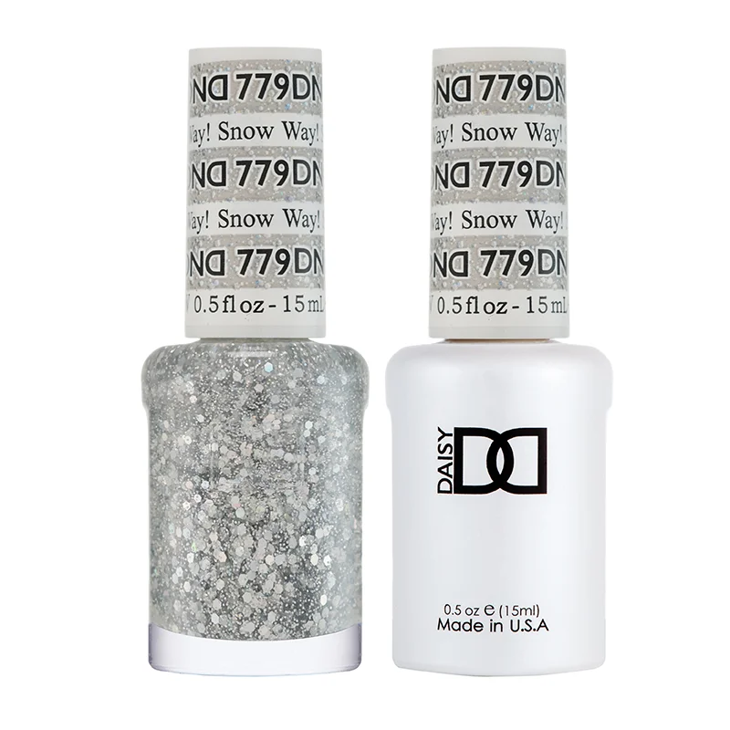 nail polish seal wax-DND / Gel Nail Polish Matching Duo - Snow Way! 779