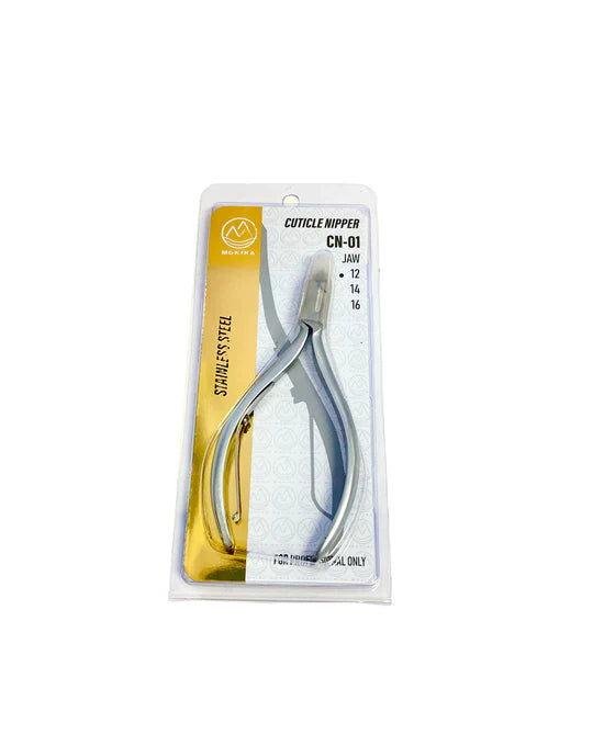 nail repair with guard-layer gel-Monika - Cuticle nipper CN-04 Jaw 12