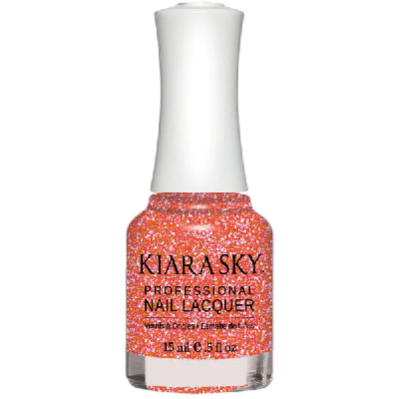 nail polish yarn twist-KIARA SKY / Lacquer Nail Polish - Koral Kicks N499 15ml.