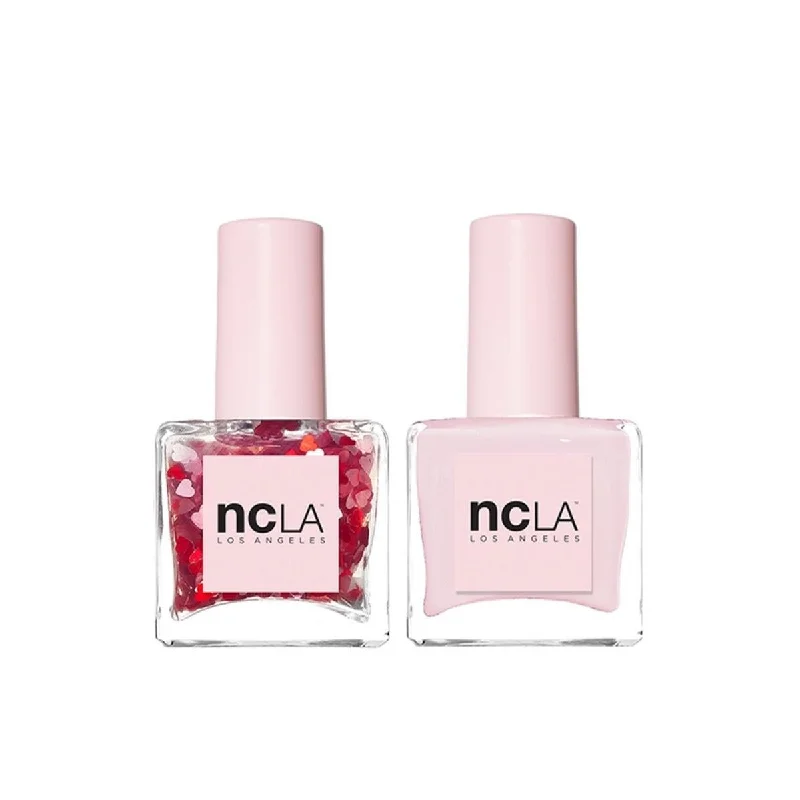 nail polish silk flow-NCLA - Nail Lacquer The Love Duo - #375