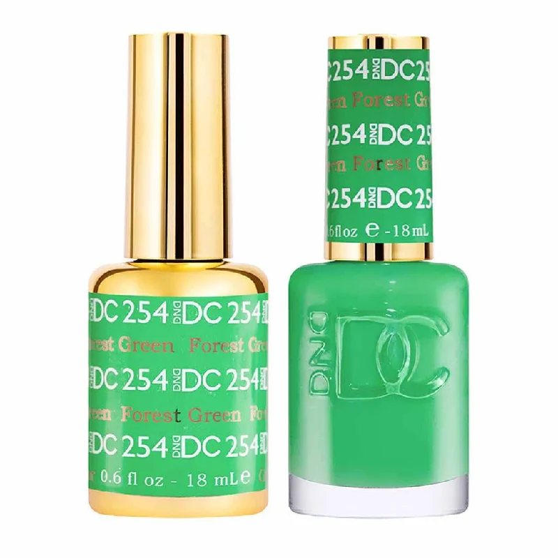 nail polish chisel cut-Duo Gel - DC254 Forest Green