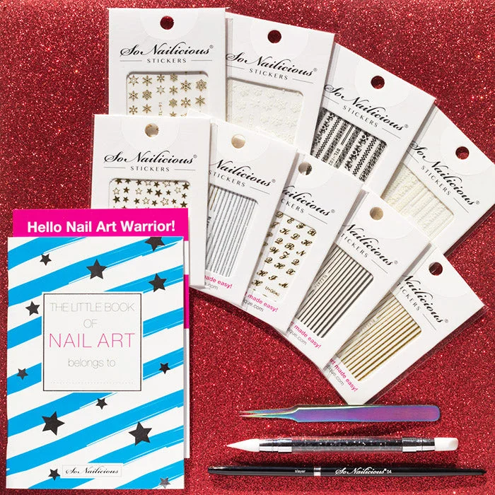 Nail art decoration dangling-Christmas Nail Art Kit - SAVE $45 - ONLY 2 LEFT!