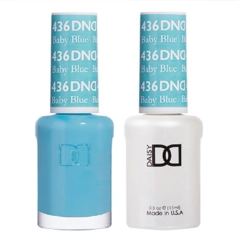 nail polish wax drip-DND / Gel Nail Polish Matching Duo - Baby Blue 436