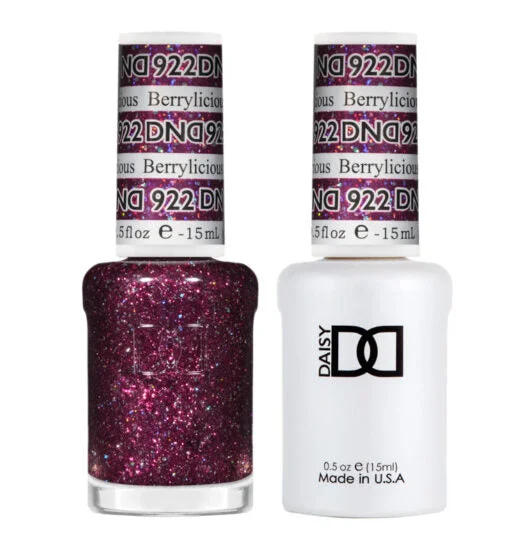 nail polish scepter gold-DND - 922 Berrylicious - Gel Nail Polish Matching Duo