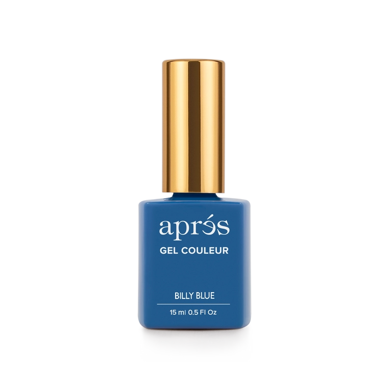 nail repair with pliable gel-APRES GEL COLOR - GC 240 - BILLY BLUE