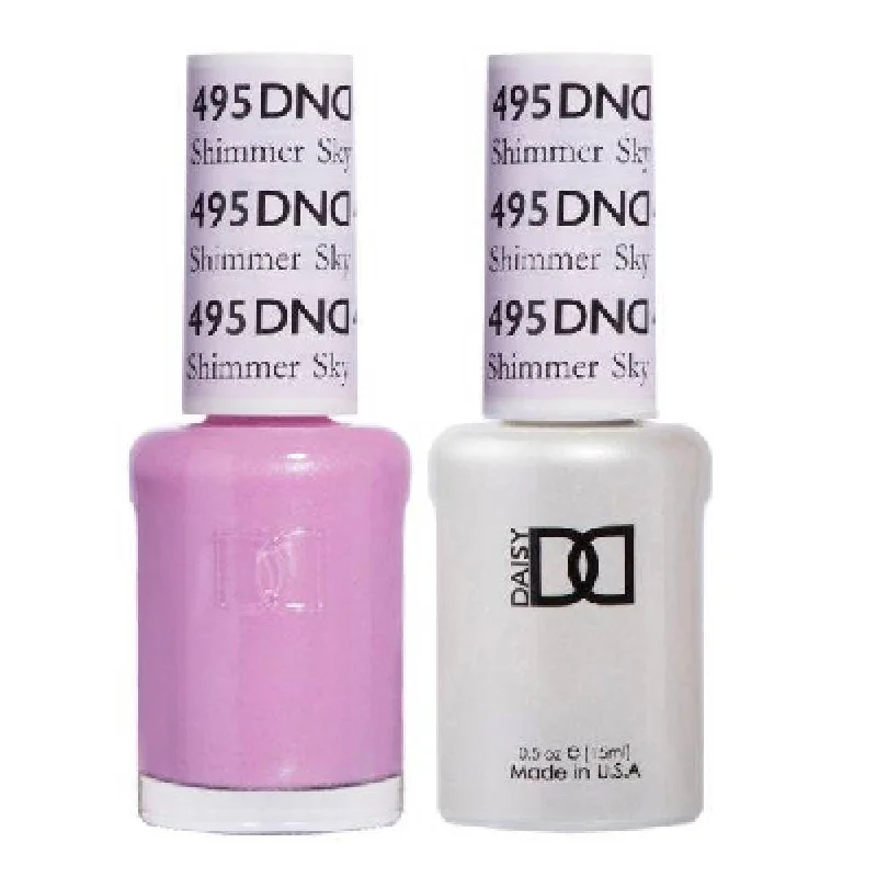 nail polish cabin nook-DND / Gel Nail Polish Matching Duo - Shimmer Sky 495