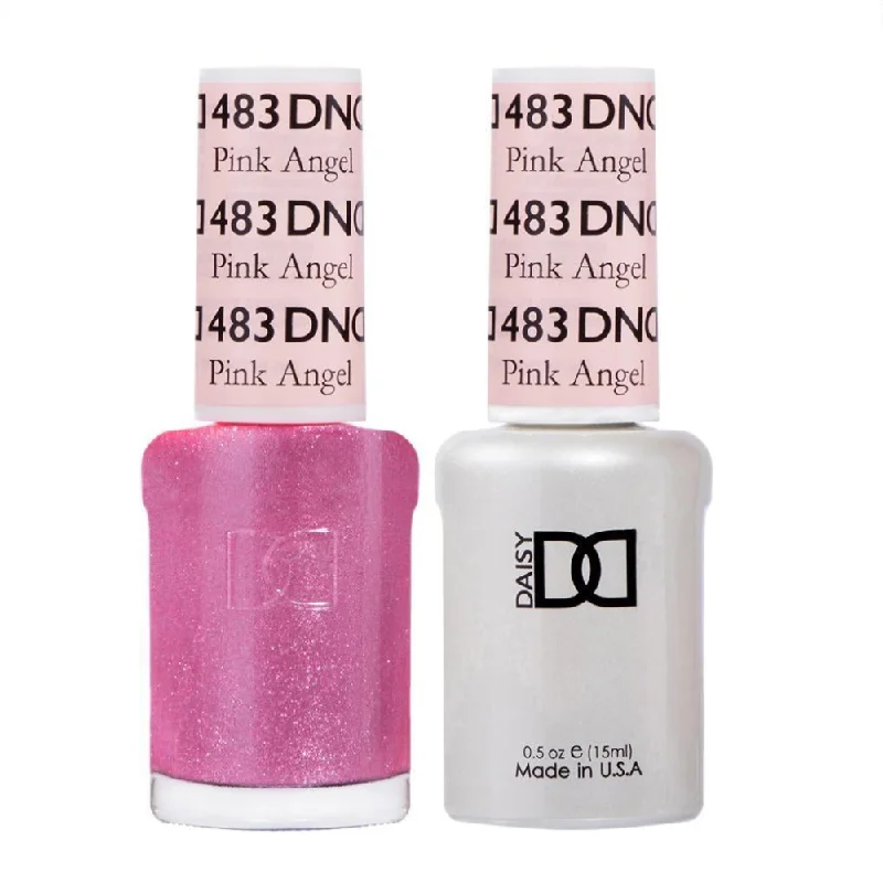 nail polish lodge fire-DND / Gel Nail Polish Matching Duo - Pink Angel 483