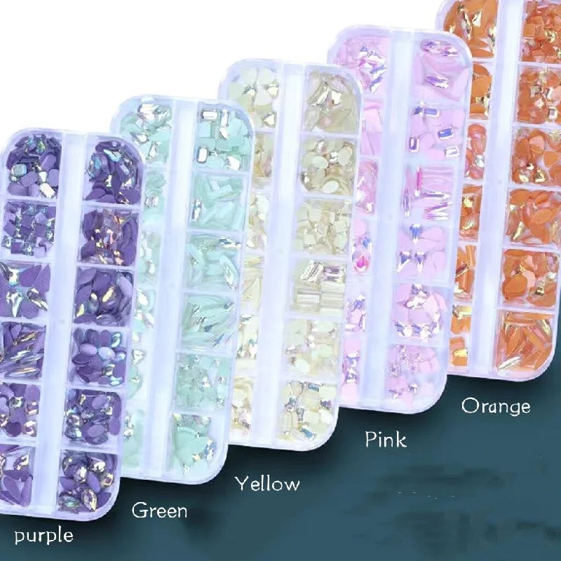 Nail rhinestone saver offers-Nail Art Rhinestones Decoration Jar