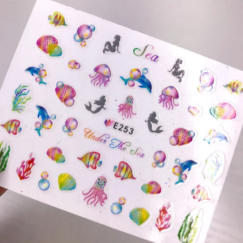 Nail art decoration snug-Under the Sea Stickers