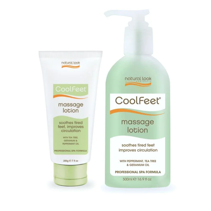 nail repair with booster-layer polish-Massage Lotion ~ Cool Feet ~ Natural Look