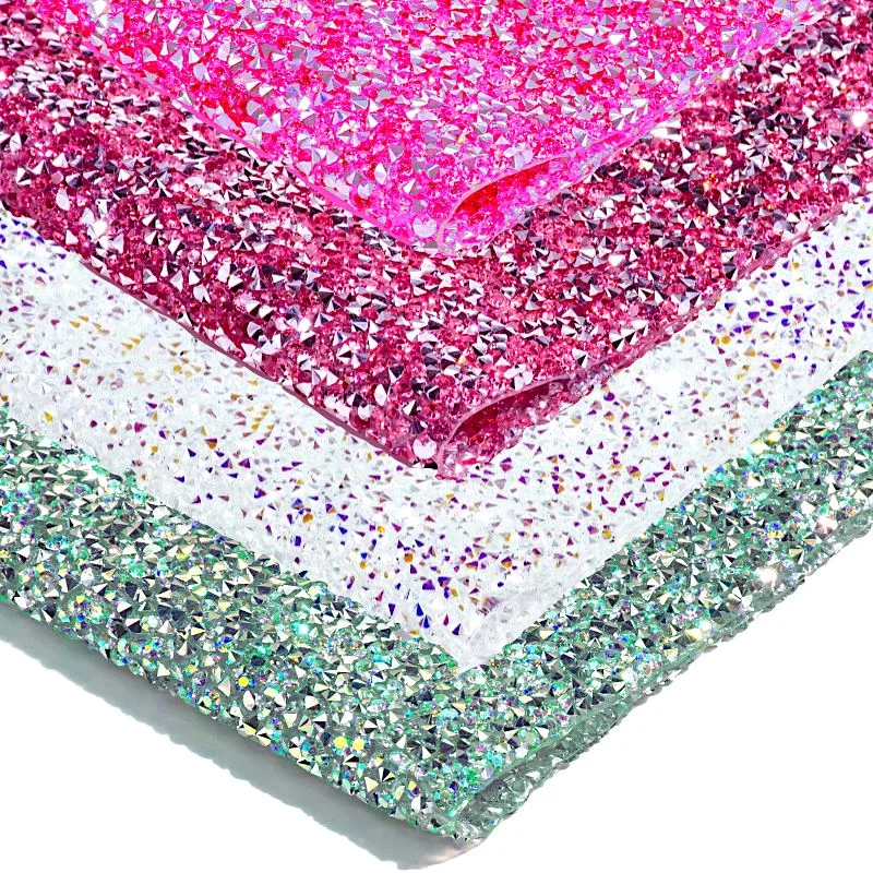 Nail rhinestone grip strength-Crystal Diamond Pad - Rhinestones Nail Table Mat