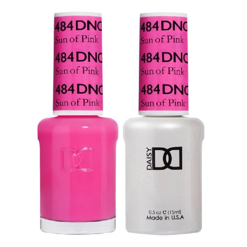 nail polish ledger black-DND / Gel Nail Polish Matching Duo - Sun Of Pink 484