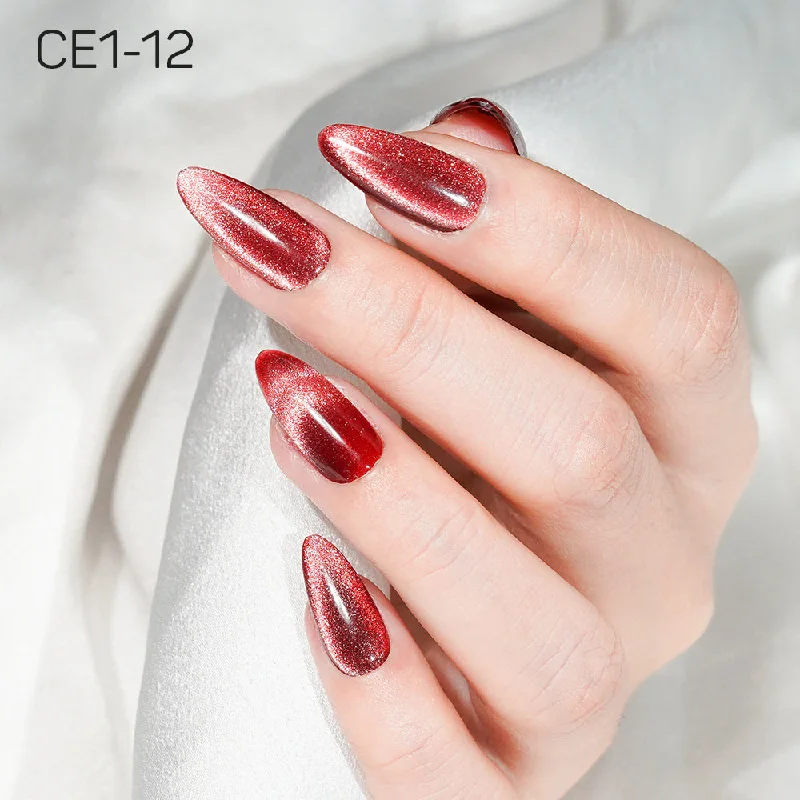 Nail art decoration zen-LAVIS Cat Eyes CE1 - 12 - Gel Polish 0.5 oz - Cozy Cashmere Collection