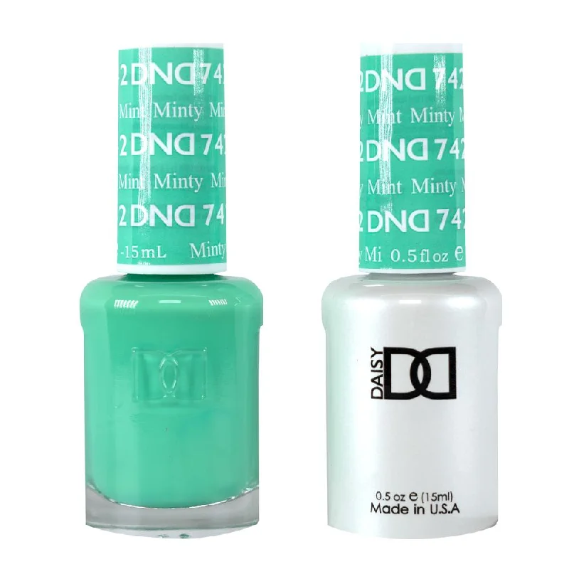 nail polish tunnel light-DND / Gel Nail Polish Matching Duo - Minty Mint 742