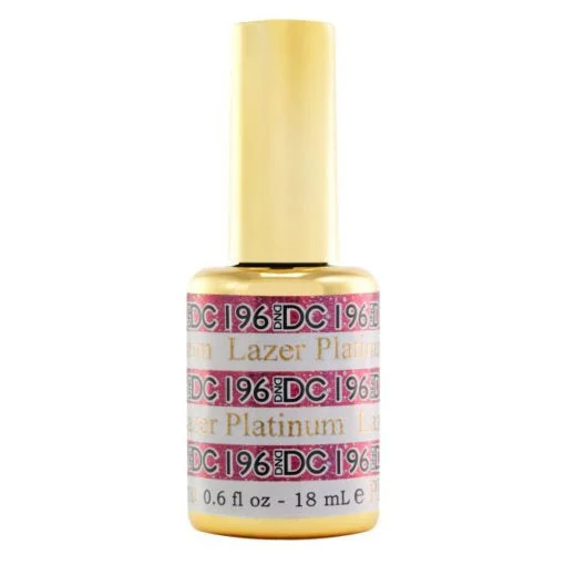 nail polish foam crest-Platinum Gel - DC196 Ruby Pink