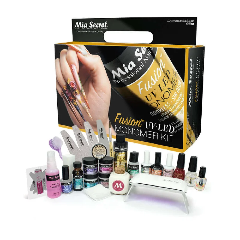 Nail art decoration aligned-Fusion UV. LED Monomer Kit