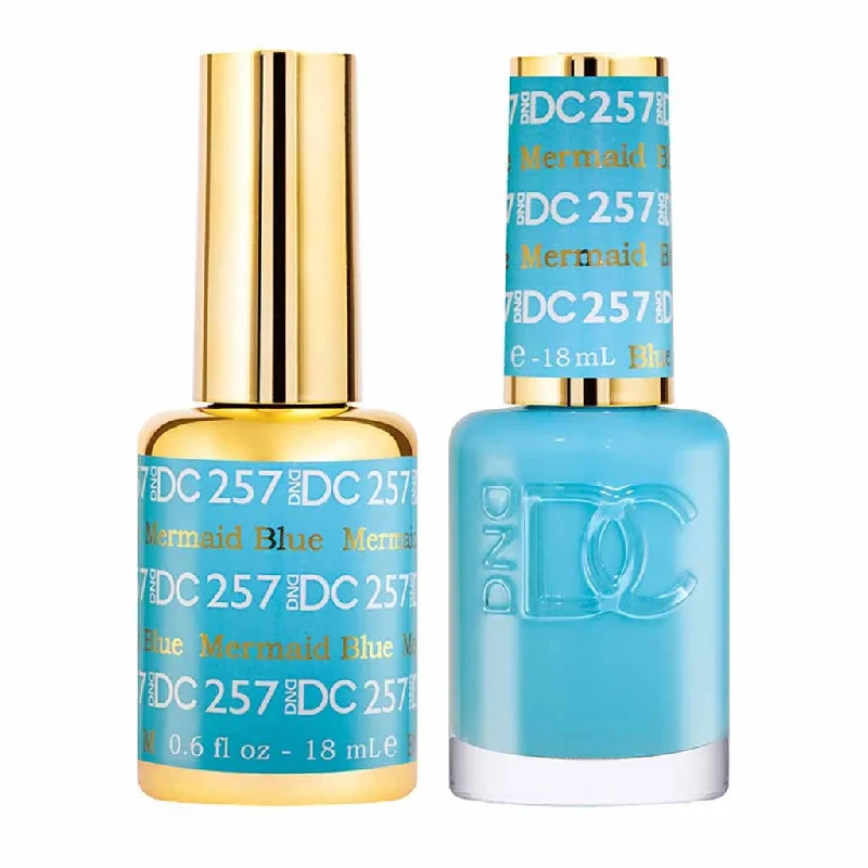 nail polish sand smooth-Duo Gel - DC257 Mermaid Blue