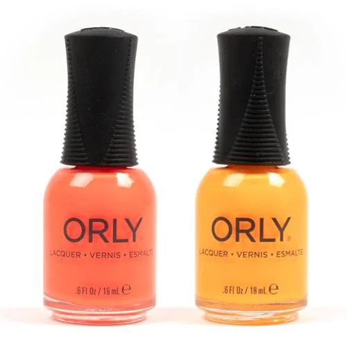 nail polish grind edge-Orly - Nail Lacquer Combo - Artificial Orange & Tangerine Dream