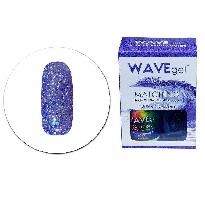 nail polish paisley swirl-Matching - W184 Ocean Diamonds