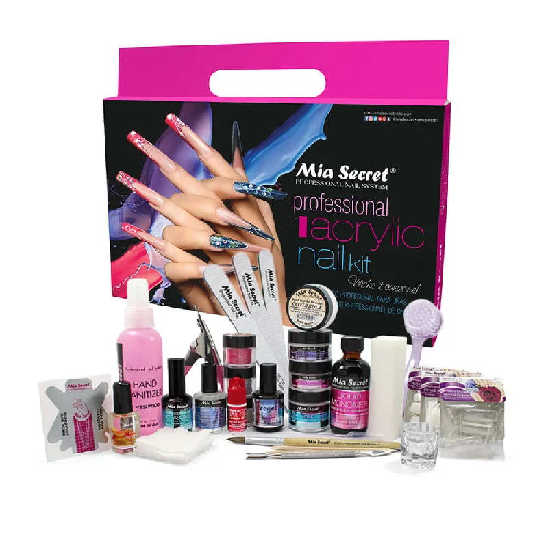 Nail art decoration loud colors-Professional Acrylic Kit