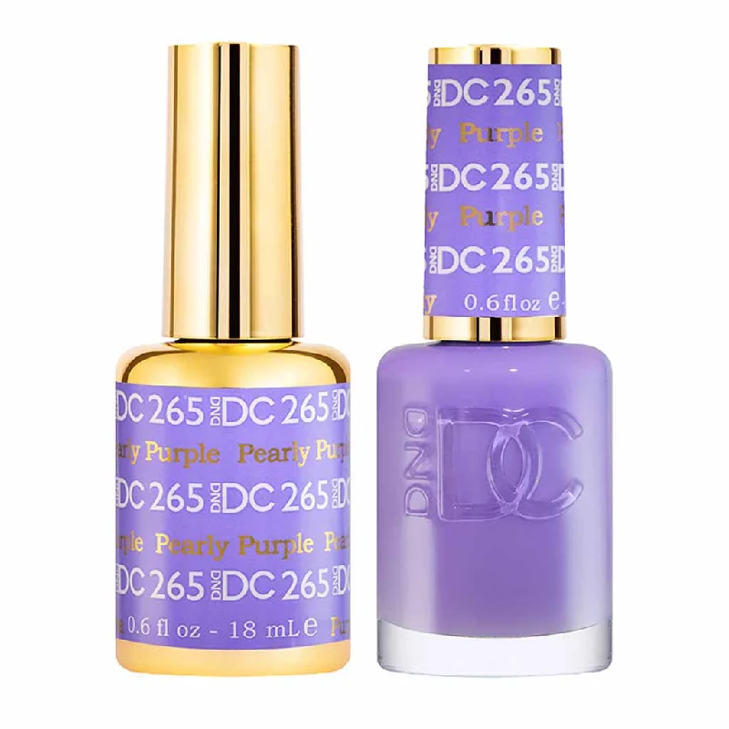 nail polish broom sweep-Duo Gel - DC265 Pearly Purple