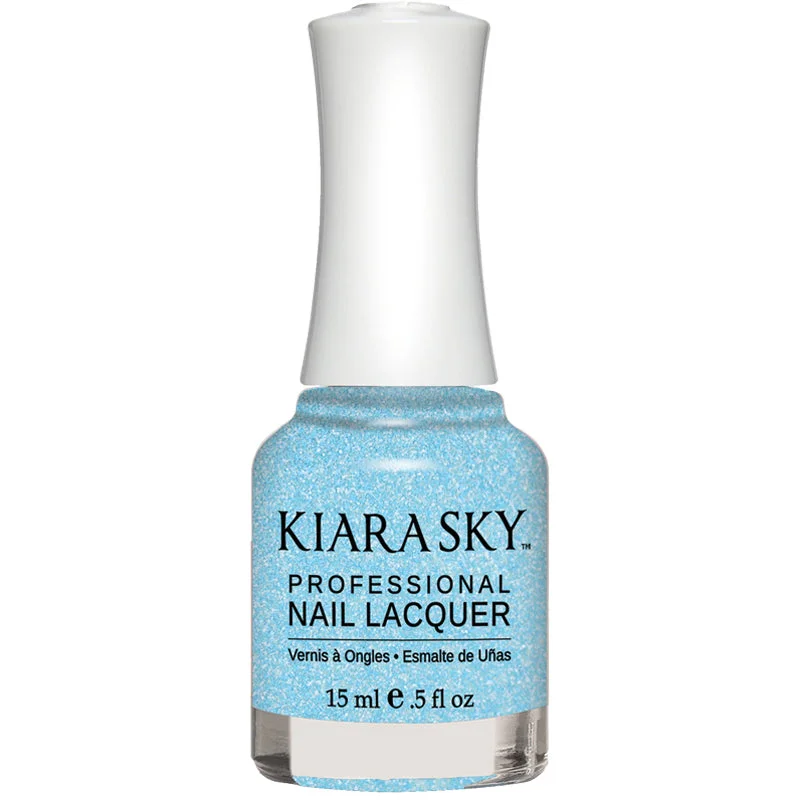 nail polish shot glass-KIARA SKY / Lacquer Nail Polish - Serene Sky N463 15ml.