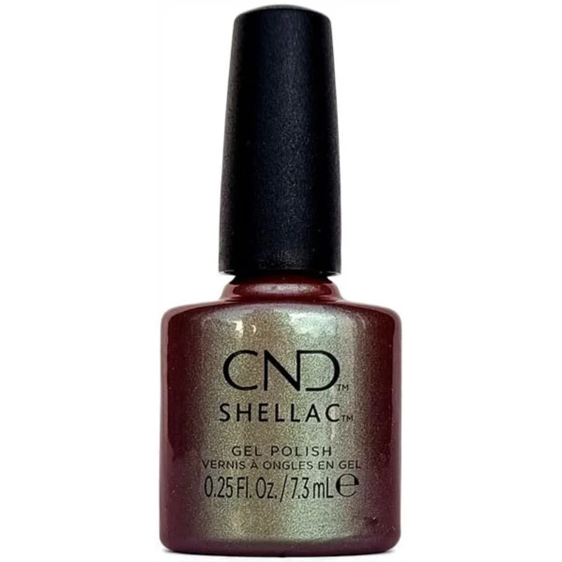 nail repair with semi-matte polish-CND SHELLAC FROSTBITE