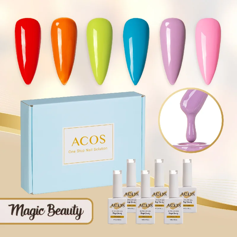 Nail art decoration CD-ACOS Gel Polish 6pcs Set (My era summer )